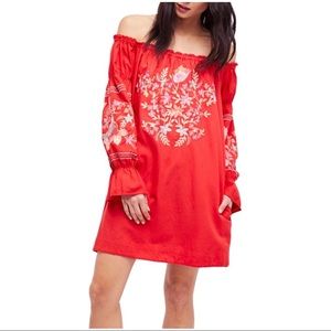 Free People Fleur Du Jour Shift Dress